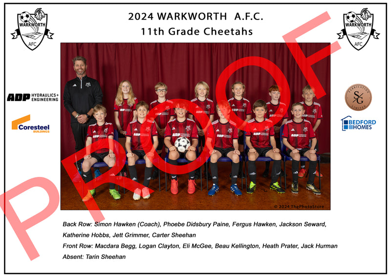 Warkworth Football Team photos 2024