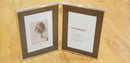 Double 6x8 Silver frame