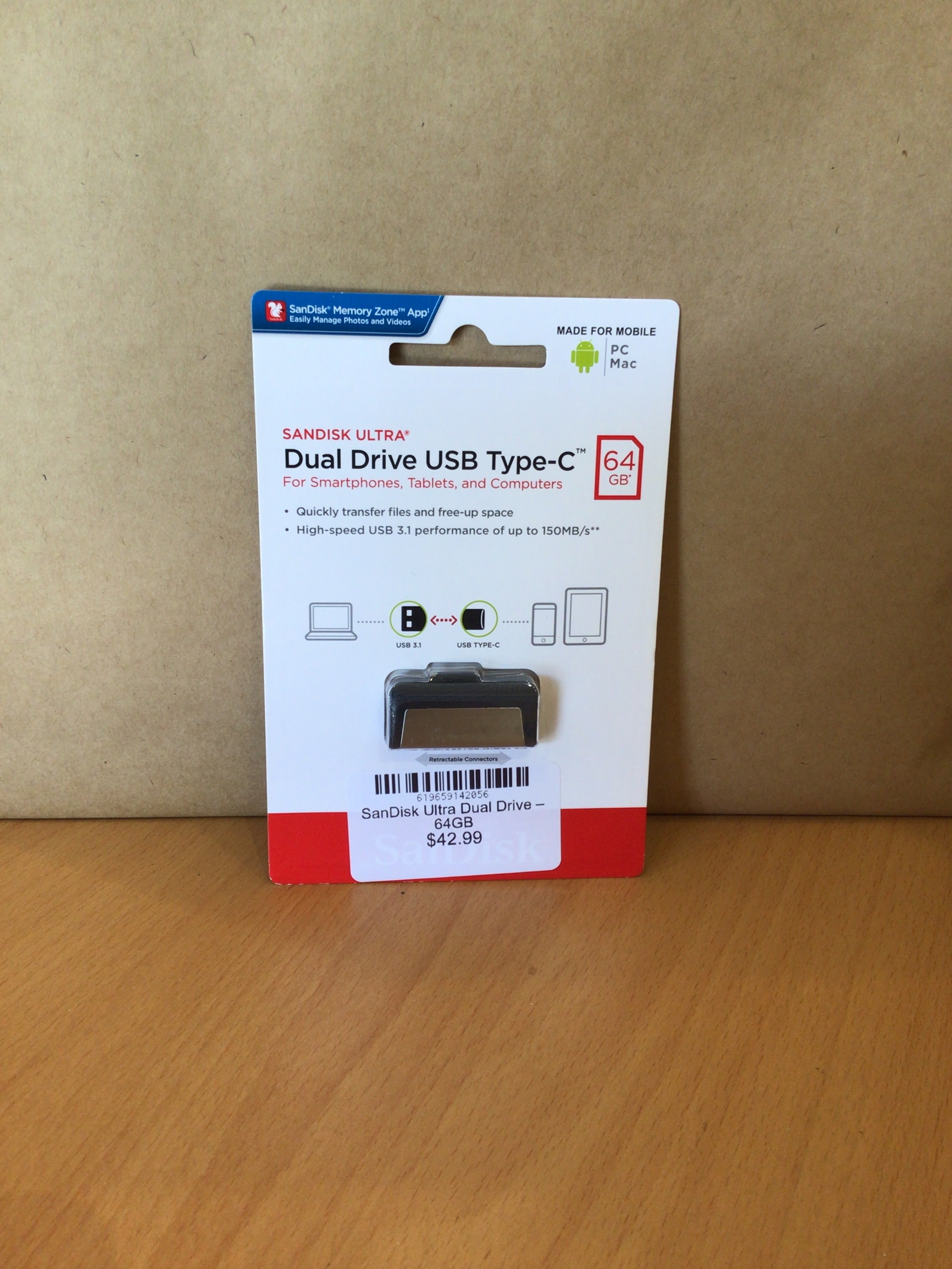 SanDisk Ultra Dual Drive – 64GB