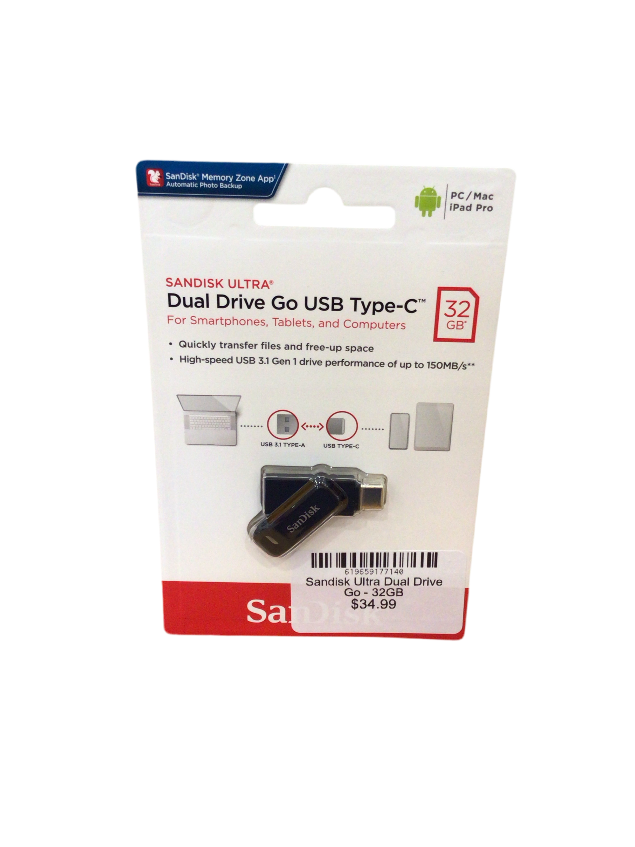 Sandisk Ultra Dual Drive Go - 32GB