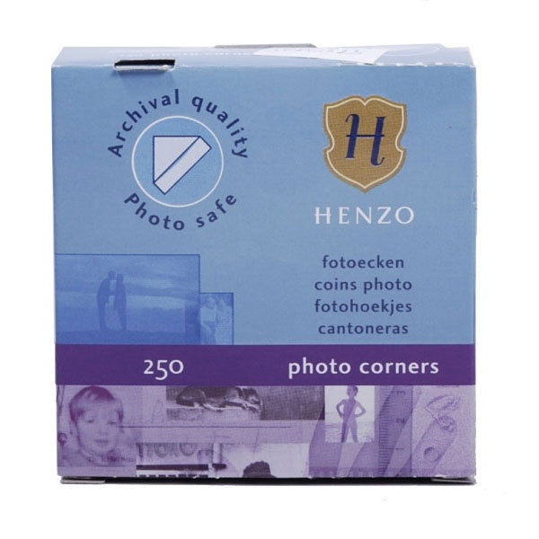 Henzo Photo Corners – Transparent – 250’s