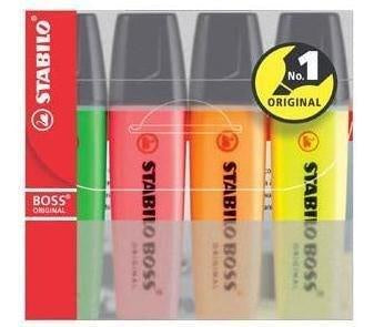 STABILO BOSS HIGHLIGHTER WALLET 4