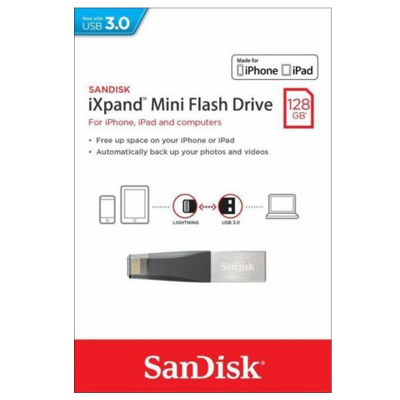 SanDisk iXpand Flash Drive - 128GB