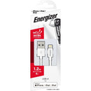 Energizer Lightning Cable MFi White 1.2 Mtr