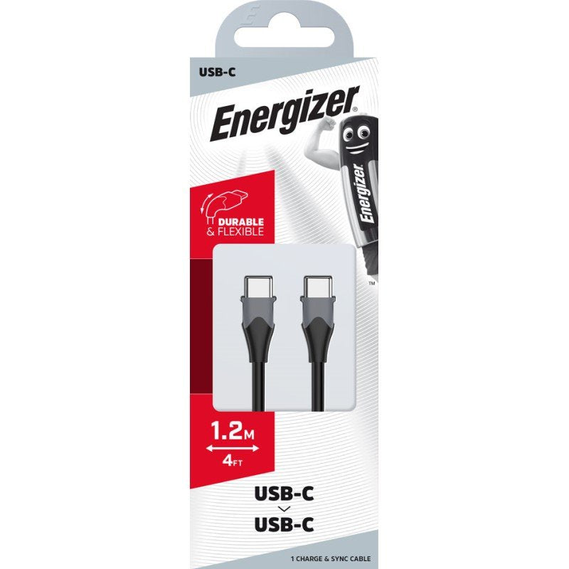 Energizer Type-C To Type-C Cable 1.2M