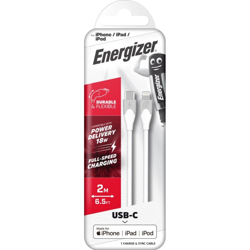 Energizer Lightning To Type-C Cable 2M